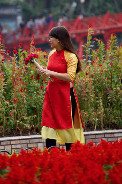 Young woman Hanoi Vietnam