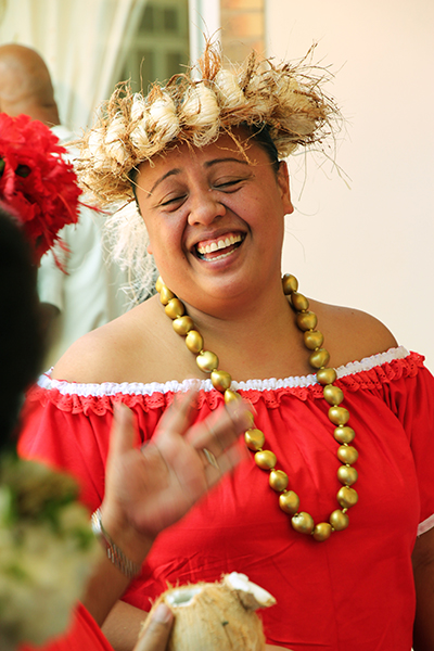Woman in Tahiti
