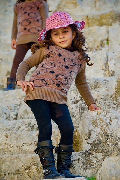 Little girl in Jordan