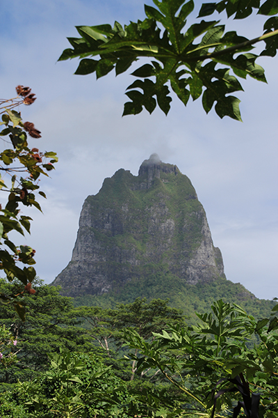 Moorea Tahiti mountain