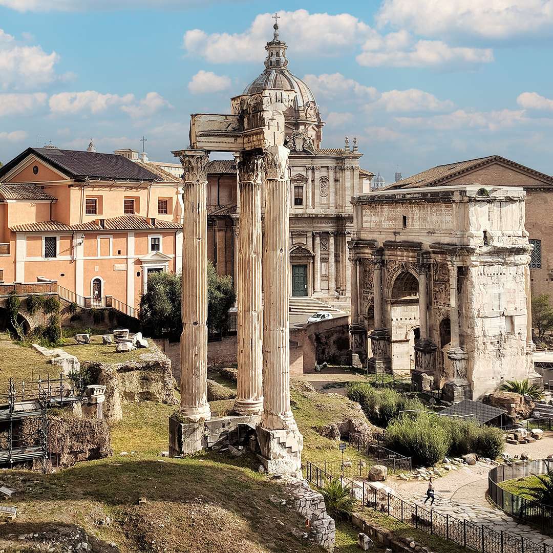 roman ruins rome italy